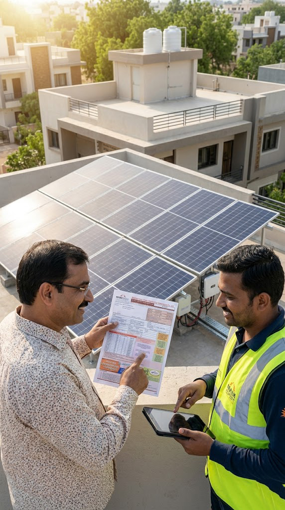 Solar savings calculation